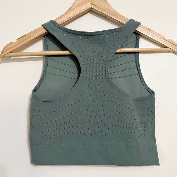 NWOT Free People Movement Ecology Bra in Slate Green - Picture 5 of 7